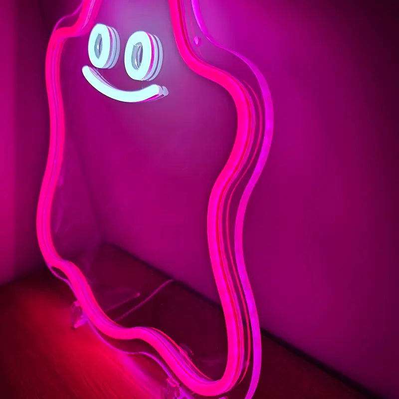 Ditto Transformation LED Schild 6mm Acrylplatte – Pokémon Deko handgefertigt