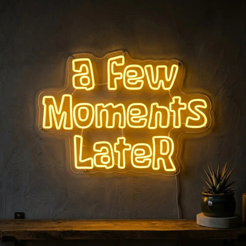 Schwammkopf Neon LED Schild dimmbar – Bikini Bottom Charaktere als Geschenk fürs Kinderzimmer