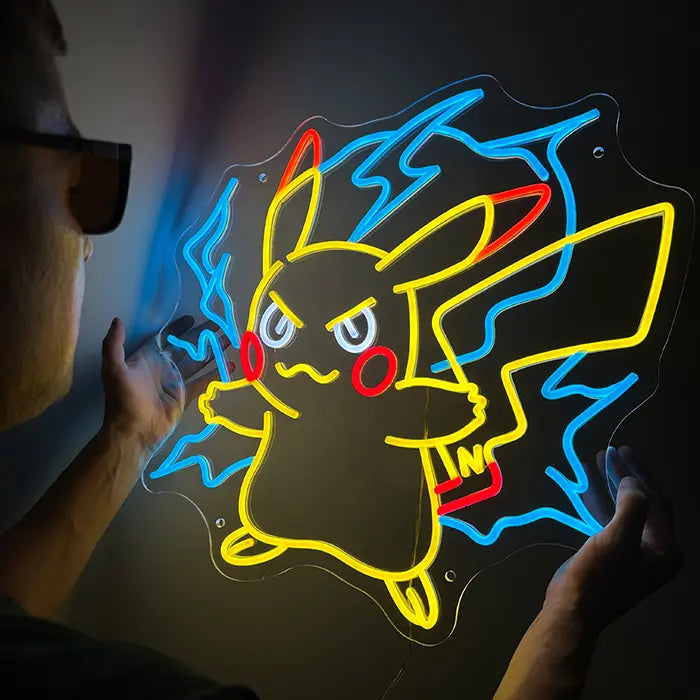 Sagenhafte Pokémon Neon LED Schilder – USB & 12V Leuchtschilder | Pokémon Sammler Set
