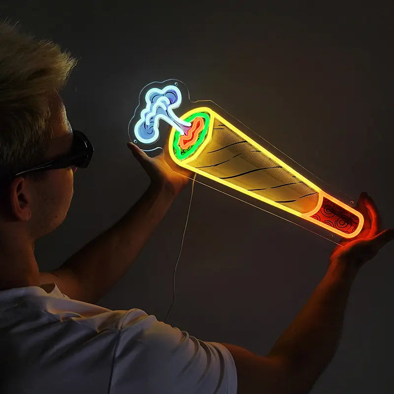 Joint Neon LED Schild auf 6mm Acrylplatte – Coffeeshop Schaufenster Deko