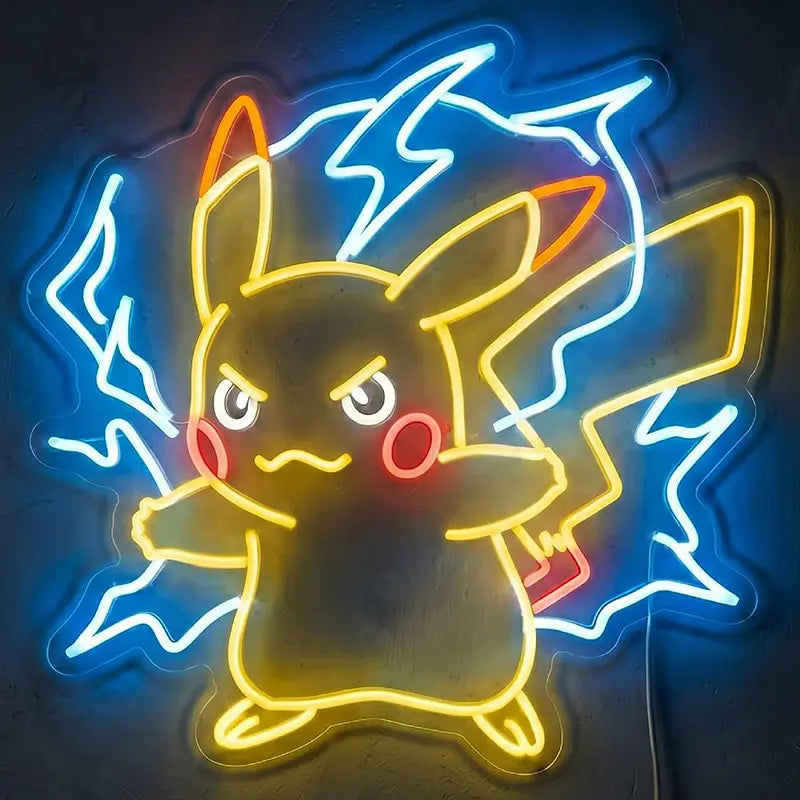 Pokémon Kollektion Neon LED – Anime Wanddeko für Sammler und Fans