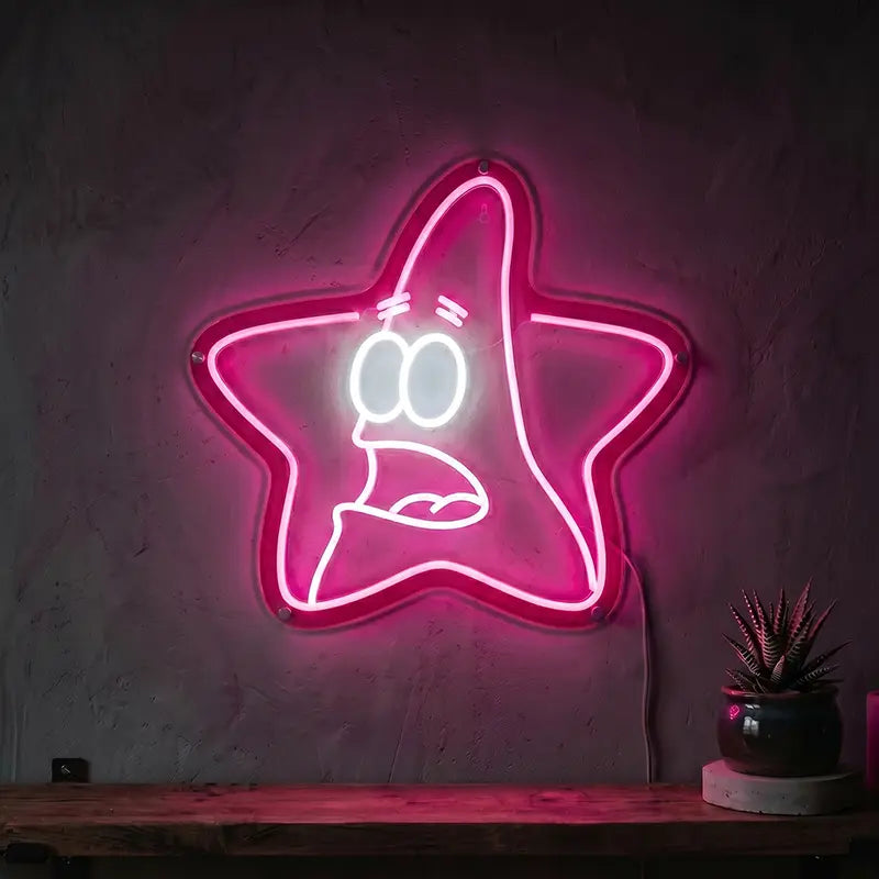 Cartoon Freaks Neon LED Schild – XL SpongeBob Variante als Geschenk fürs Wohnzimmer