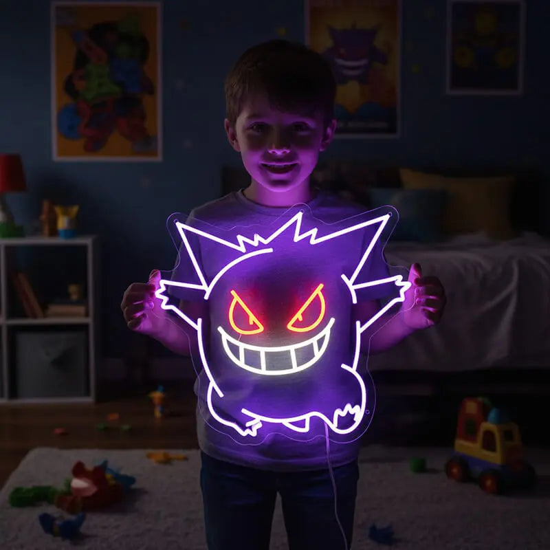 Gengar Pokémon LED Geschenk – Beleuchtung für Sammler und Fans