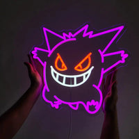 Insegna al neon LED Pokémon Gengar