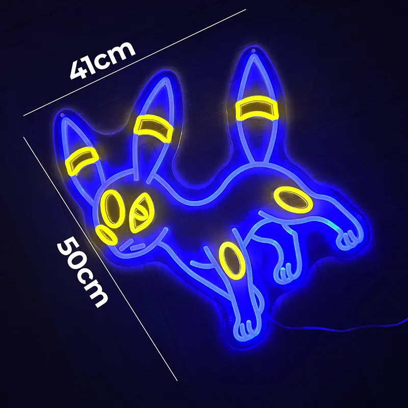 Sagenhafte Pokémon Neon LED Schilder – USB & 12V Leuchtschilder | Pokémon Sammler Set