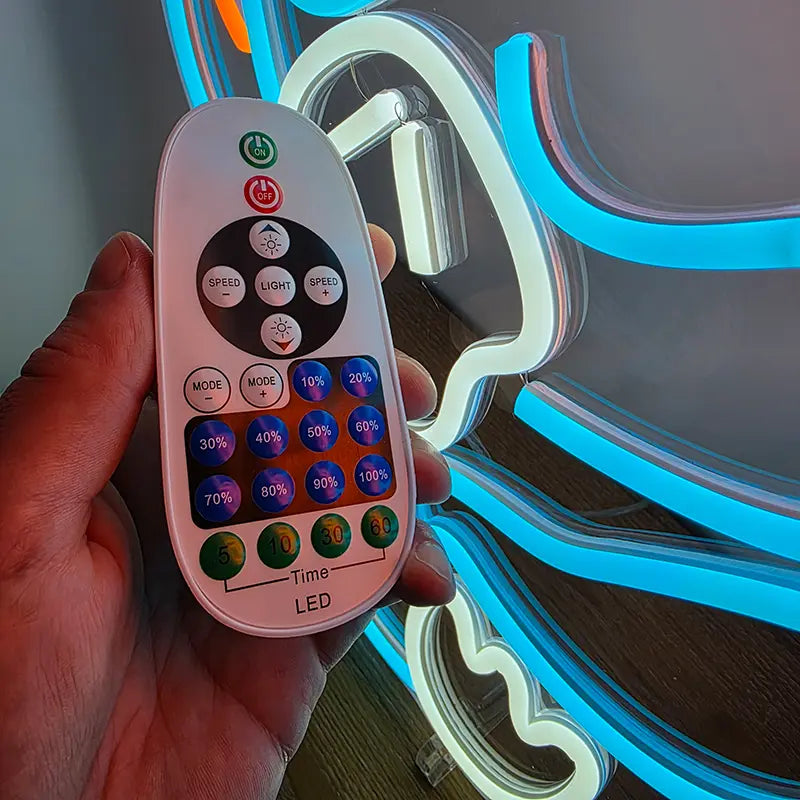Enton Pokémon Nachtlicht Neon Optik – Gaming Setup Beleuchtung