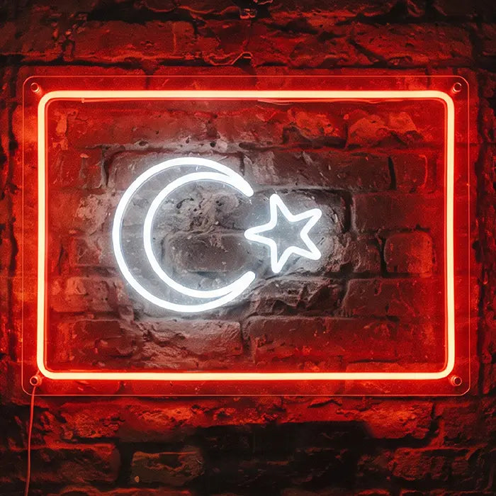 Türkische Flagge USB+12V